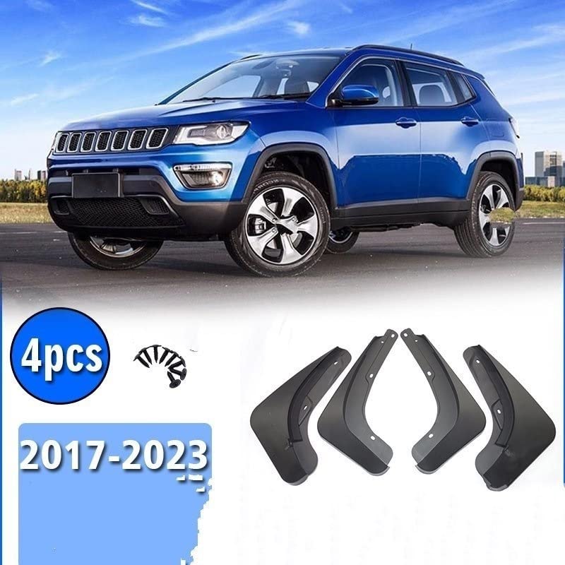 Bavettes en caoutchouc Jeep Compass garde-boue robustes finitions premium