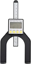 Medidor de Altura de Mesa, Régua de Medição de Profundidade de Serra de Mesa Altura LCD Digital Medidor de Limite Ferramenta de Carpintaria para Casa de Carpintaria, (0-80mm)