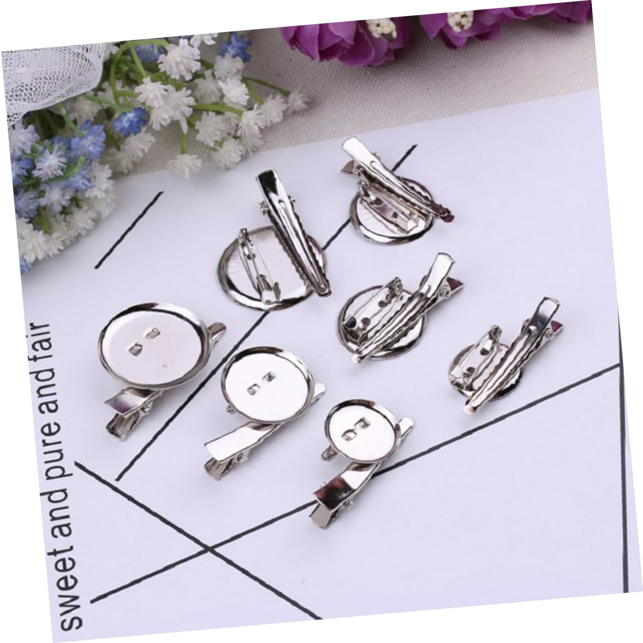150stücke Doppelverwendbare Brosche Rund Anstecknadel Hemdkragen Clip Kleidung Accessoires Silber Elegante Dekoration Für Jeden Anlass Für Casual Und Formal