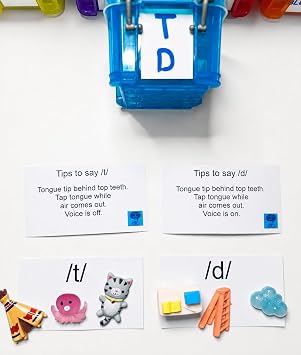 Speech Therapy Objects Set All Sounds Articulation Trinkets in Organizer