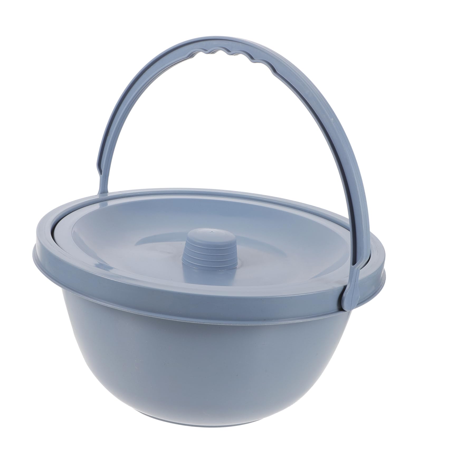 TOVINANNA Senior's Bedside Commode Potty Lid for Elderly Portable Urine Bucket Handle Random Color