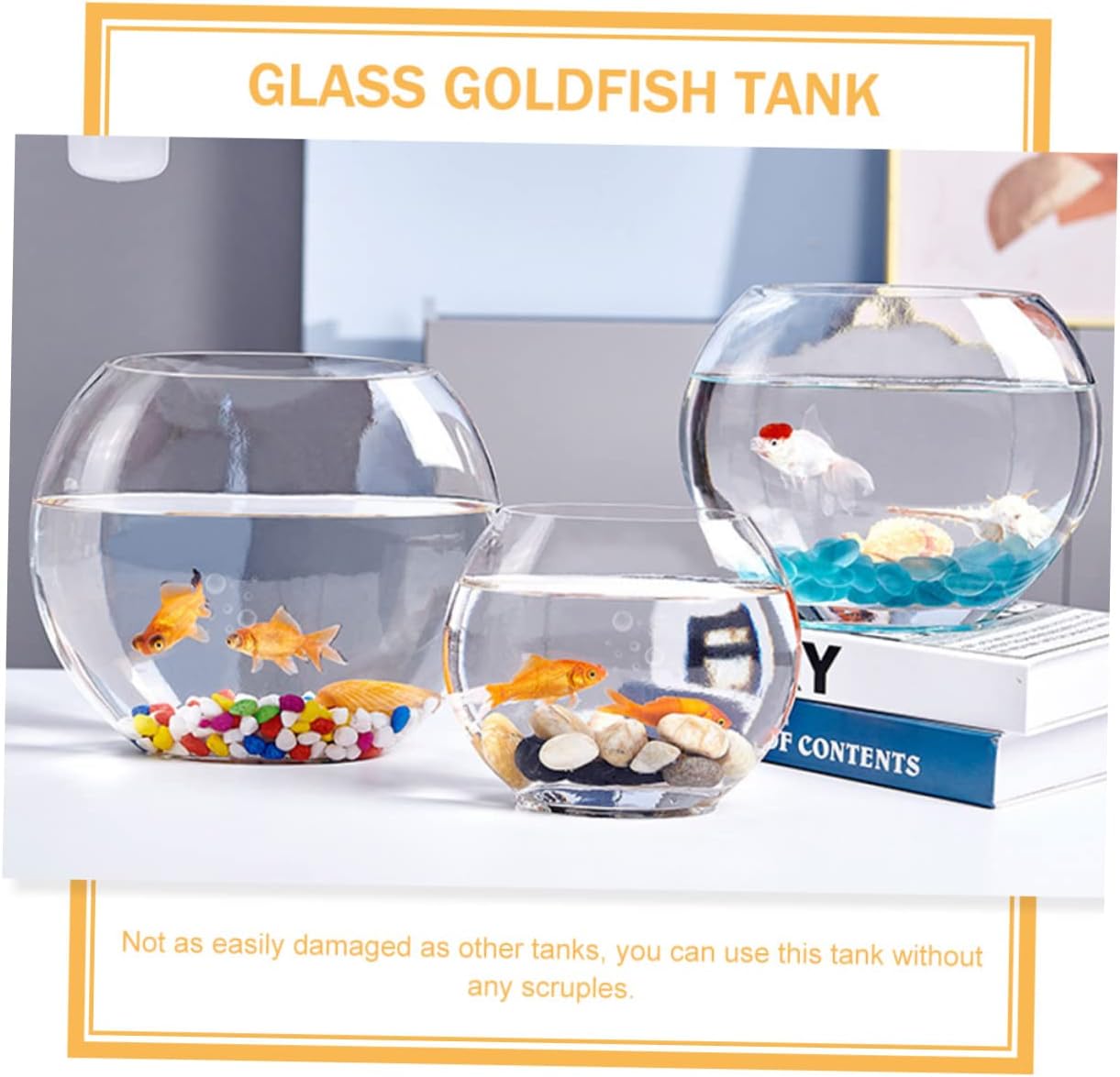 TOYANDONA Desktop Betta Tank Aquarium for Betta Fish Multi-Functional Fish Bowl Stylish Home Decor Unique Desktop Flowerpot