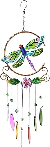 Miniatura 11 de Campanillas de viento de vidrio azul marino, carrillón de viento de jardín para el hogar, fiesta en la playa, decoración de festival, decoración de