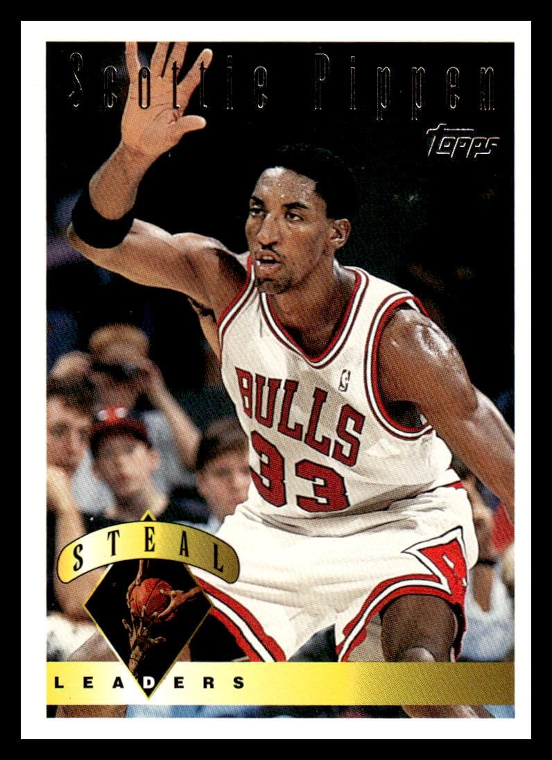 scottie pippen AUTO サイン　ピッペン　　TOPPS SCOTTIE PIPPEN 1997-98 TOPPS FRONT COURT FINESSE CHICAGO BULLS #12