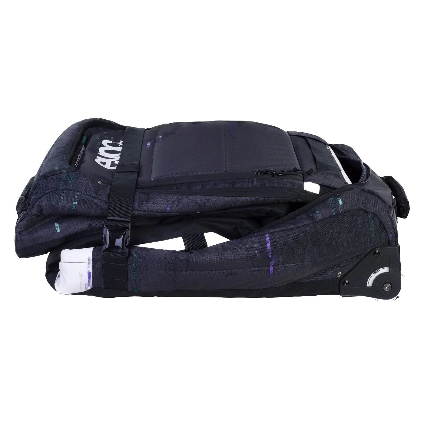 EVOC Snow Gear Roller Bolsa para esquís y Tablas de Snowboard (para 3-4 Pares de esquís o 2 Tablas de Snowboard, Acolchada, Plegable, Compartimento para avalanchas, tamaño: