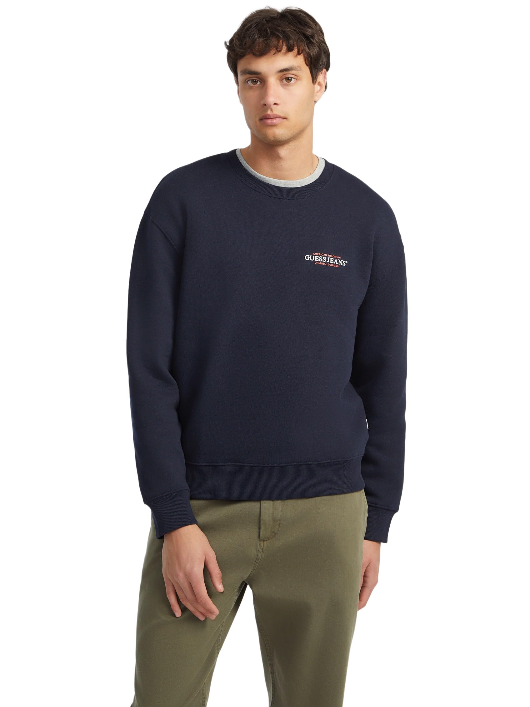 Guess Men's Bleu American Tradition Sweatshirt