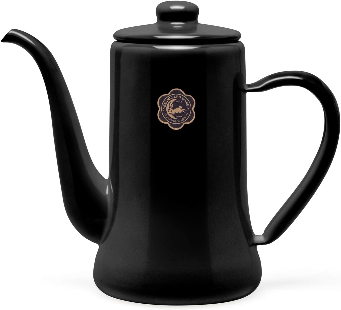 Tsukiusagijirushi Tsukiusagijirushi Slim Pot, 1.2L Black