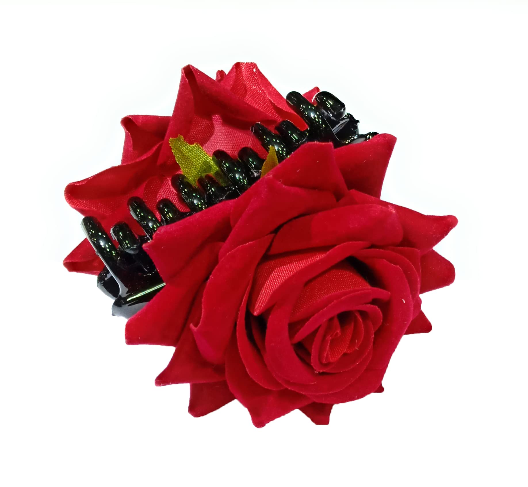 Fairytale Red Rose Flower Womens Hair Clip Claw Clamp Bride Spring Wedding Hair Accessories. (B0BD1NL4J5) Amazon Price History, Amazon Price Tracker