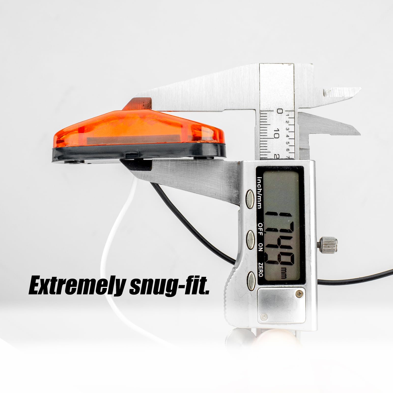 Catekro 10x Luci Ingombro LED 12V-24V, Luci di Posizione Laterali per Auto Indicatori Laterali con 2 LED 3000K Impermeabile per Camion Camper Furgone SUV (Giallo)