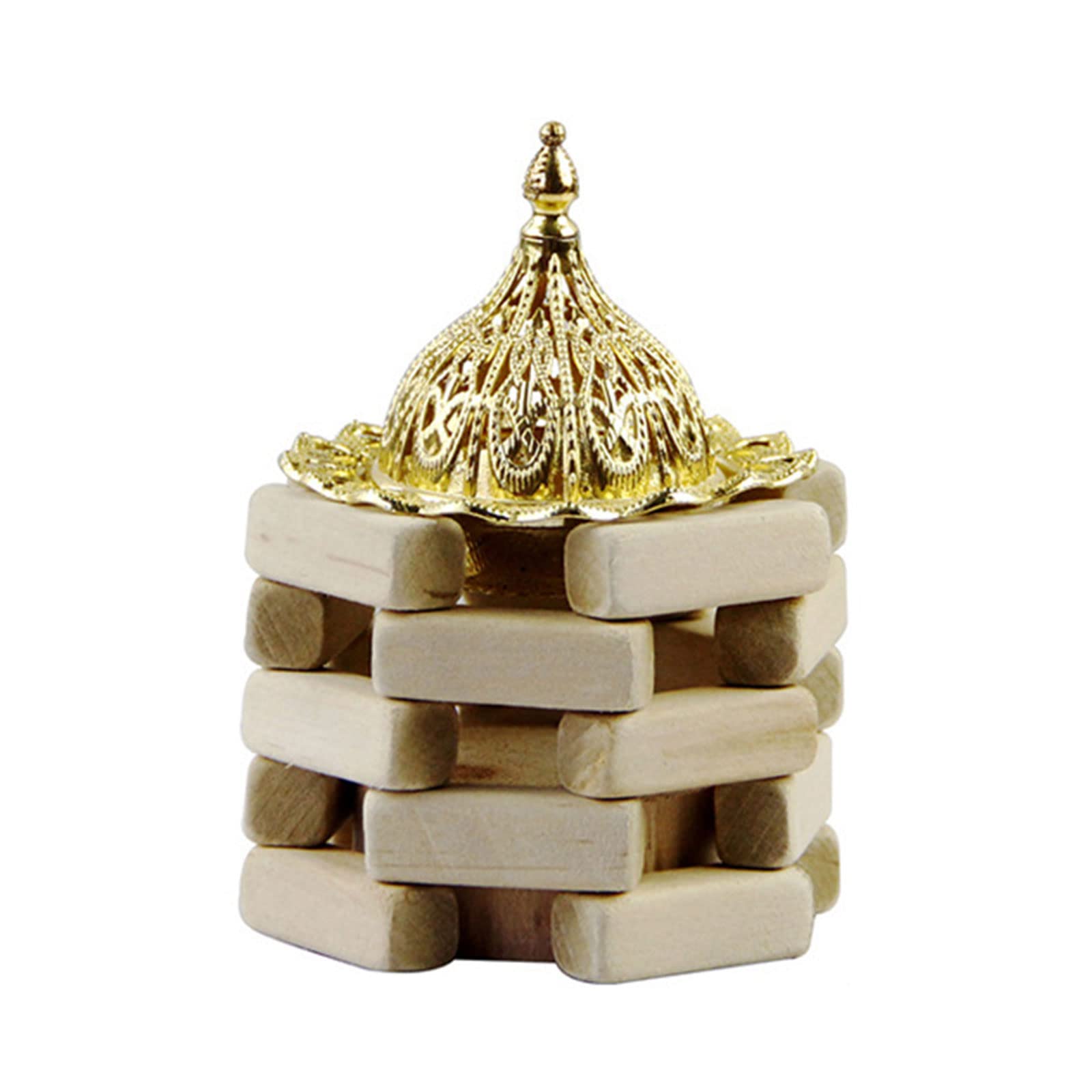 MHADBKH Wood Brick Burners Retro Art Censer Party Decorations Supplies for New Year Birthday Wedding Decorations Wood Burners