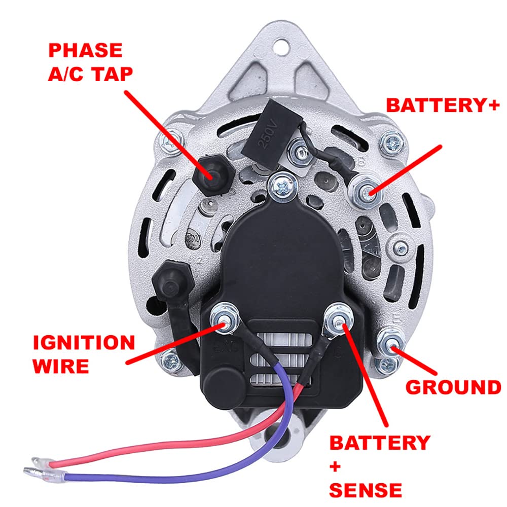 Amazon.com: RAREELECTRICAL New Alternator Compatible With Indmar 