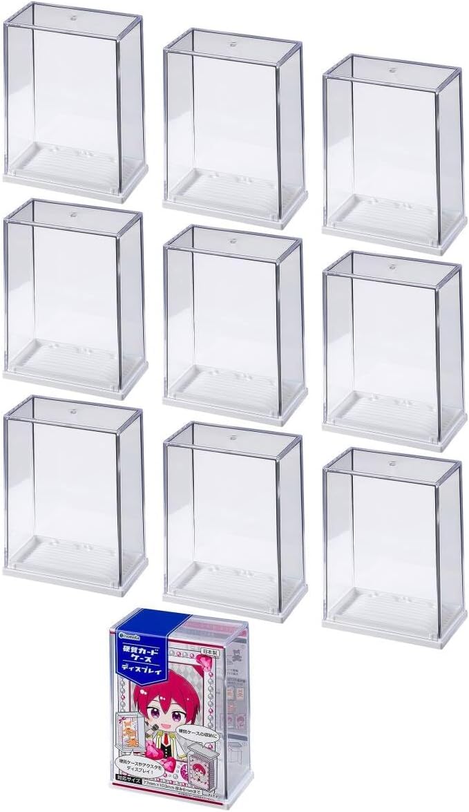 イノマタ化学 硬質カードケースディスプレイ 10個セット 日本製 3857