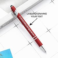 Vista 3 de AIFLM Bolígrafos personalizados con nombre a granel hasta 500 unidades de bolígrafos grabados gratis con tu nombre y texto para negocios