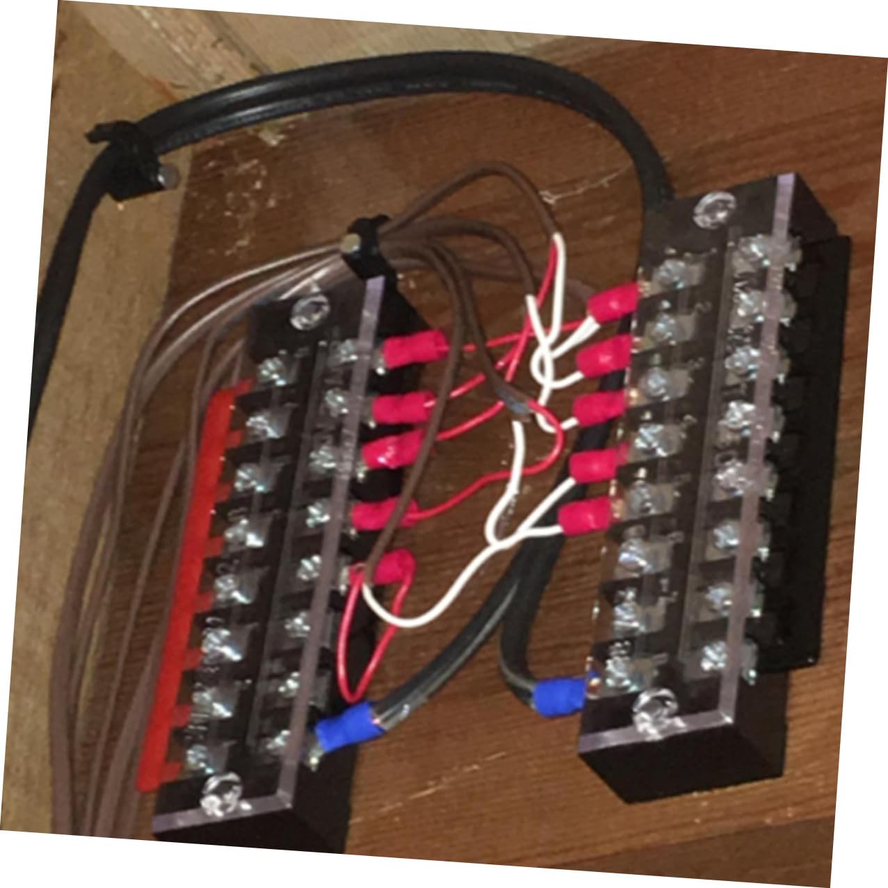 5 Sätze Polige Schraubklemmenleiste Dual Row Terminal Block mit Isolationsbarriere und Robuster Schraube Schwarz Elektrische Anschlussleiste für Sichere Stromverbindungen