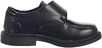 Vista 3 de Lito Zapatos de vestir mate para niños con correa de velcro