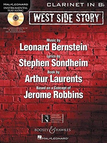 West Side Story Clarinet in Bb, Instrumental Play-Along, Book/Online Audio