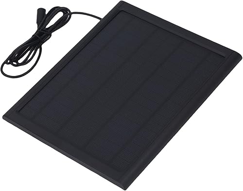 Garosa Cargador de panel solar de 6 W y 16 V, mantenedor de batería solar portátil con carga rápida inteligente y alta tasa de conversión, para
