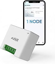 AZIOT 1 Node(16amp) Smart Switch - WiFi/Bluetooth Communication - Made in India - Timer Function - Works with Google Home and Amazon Alexa