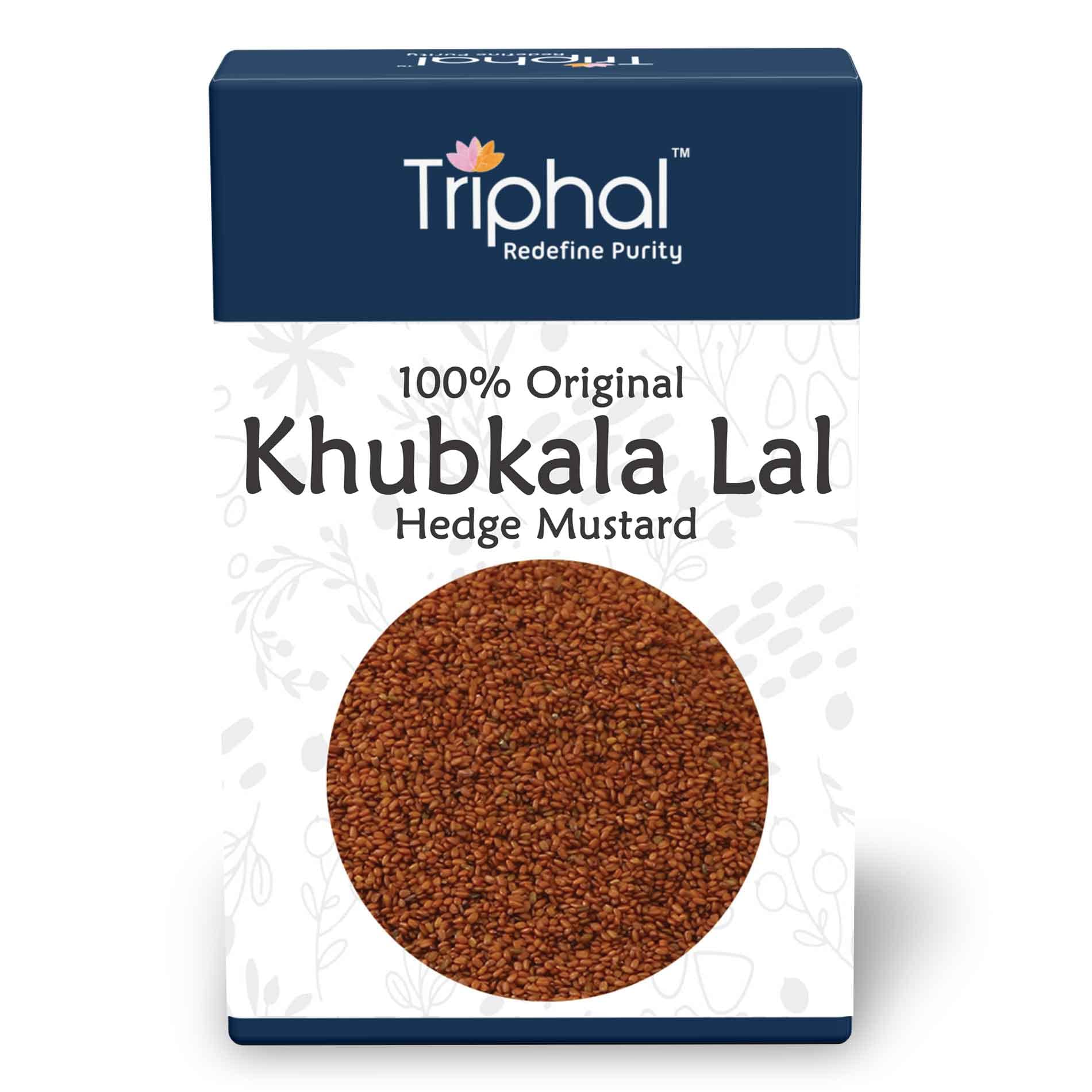 TRIPHAL Khubkala Lal - Khoobkala (200 grams) - Hedge Mustard - Sisymbrium Irio | 100% Natural Red Seeds | Clean and Sorted | Chemical Free (B093PSZ59J) Amazon Price History, Amazon Price Tracker