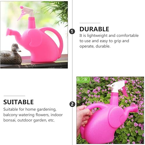 Miniatura 2 de DOITOOL Botella de agua doble con pulverizador, regadera de jardinería, herramienta de plantación de plantas, flores, herramienta de jardinería,