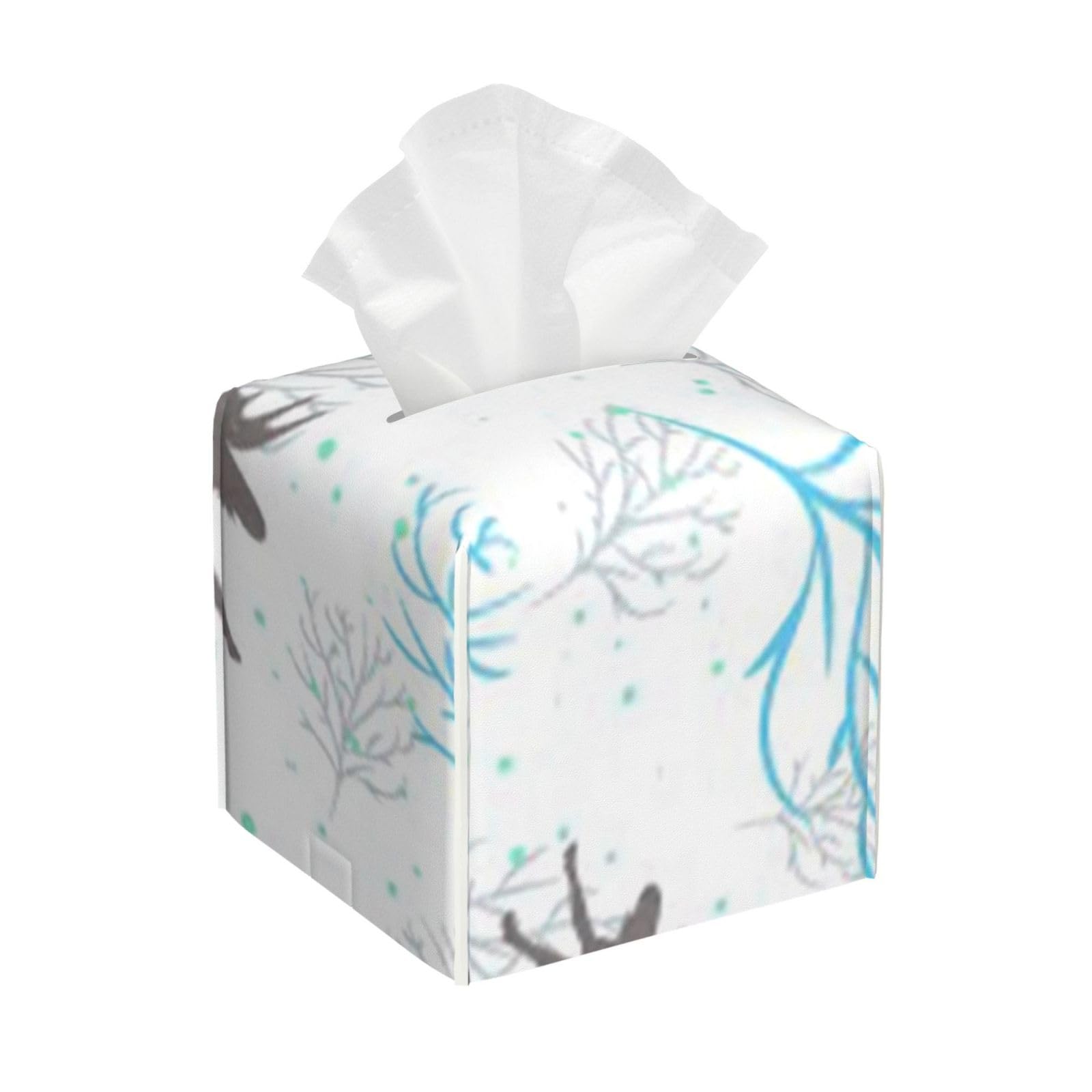 Dee PVC Cube Tissue Pack for Home Office Bathroom Use