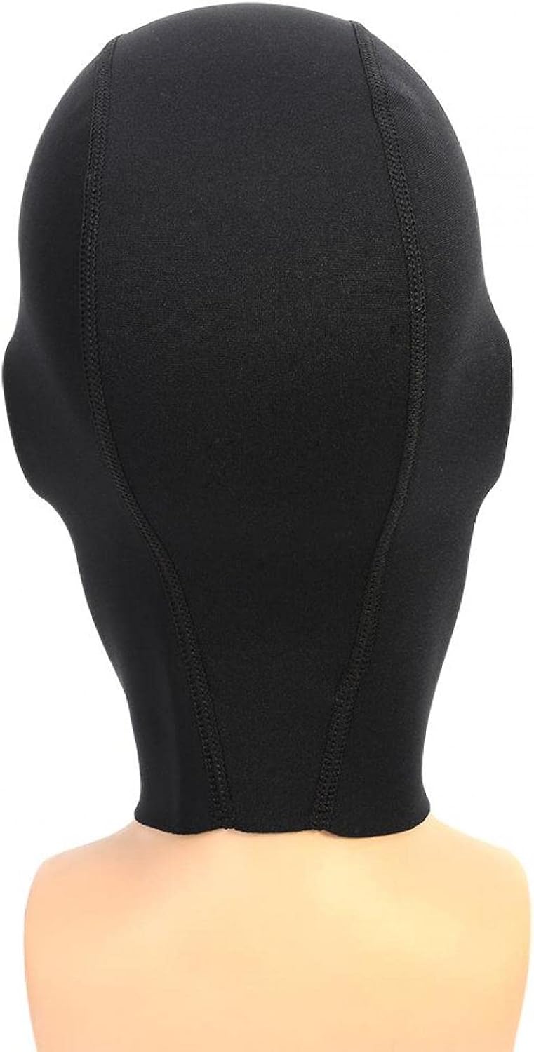 Alomejor Diving Hood, Lightweight Thermal Protection, Wetsuit Hood, 1mm Neoprene Adjustable fit for snorkelers Surfers Kayakers Sailors canoeists Warm Water Adventures