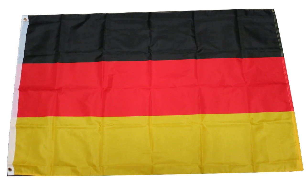 Germany German National Country Flag 3x5 Feet Printed Flag with Grommets by TrendyLuz Flags