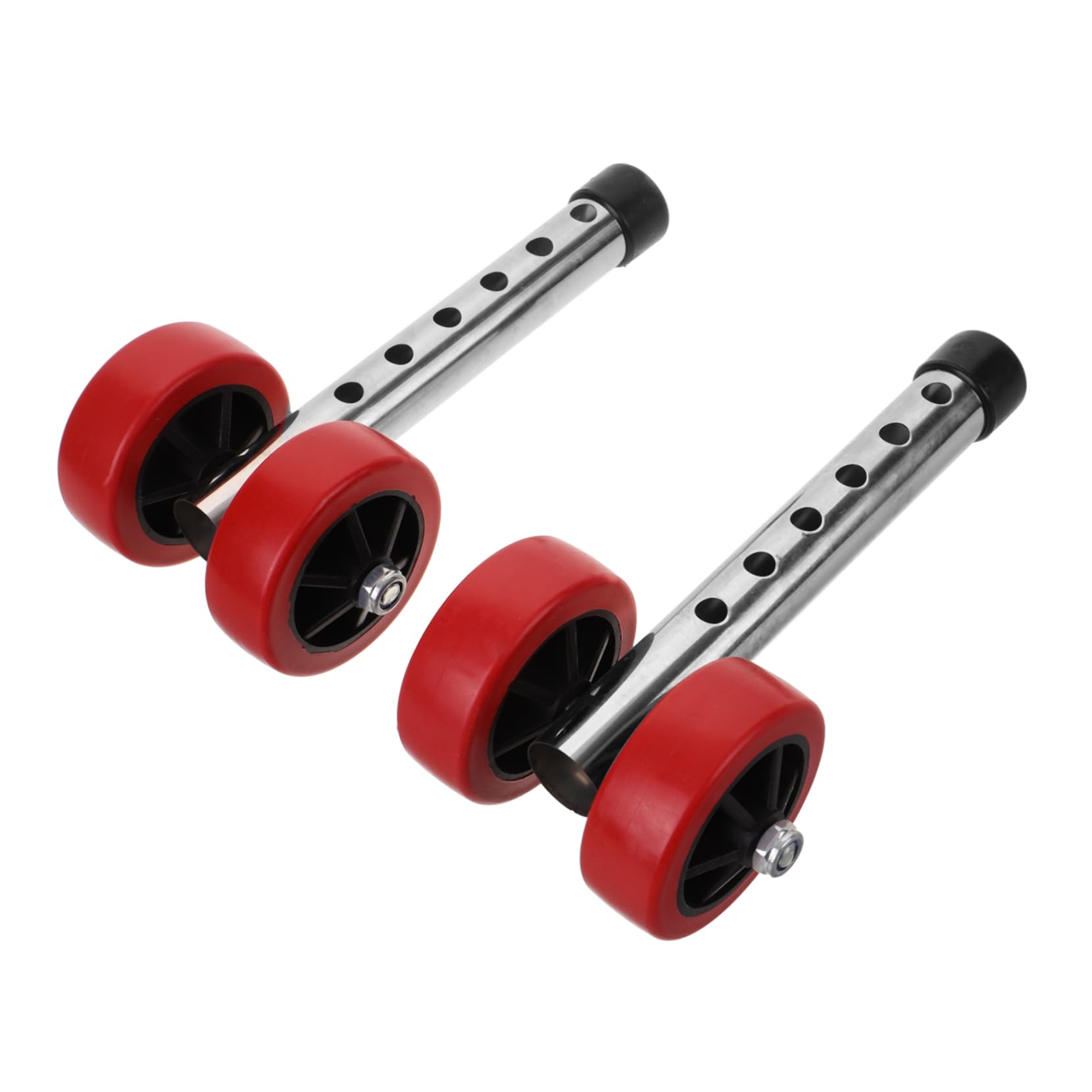 SHERCHPRY 2 Pares ruedas de andador rueda andador universal adulto sénior ruedas para andadores caminar andador suministros ruedas de repuesto para andador prácticas ruedas para andar caucho