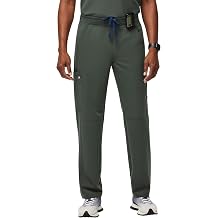 FIGS Axim Cargo Scrub Pants for Men Moss, L