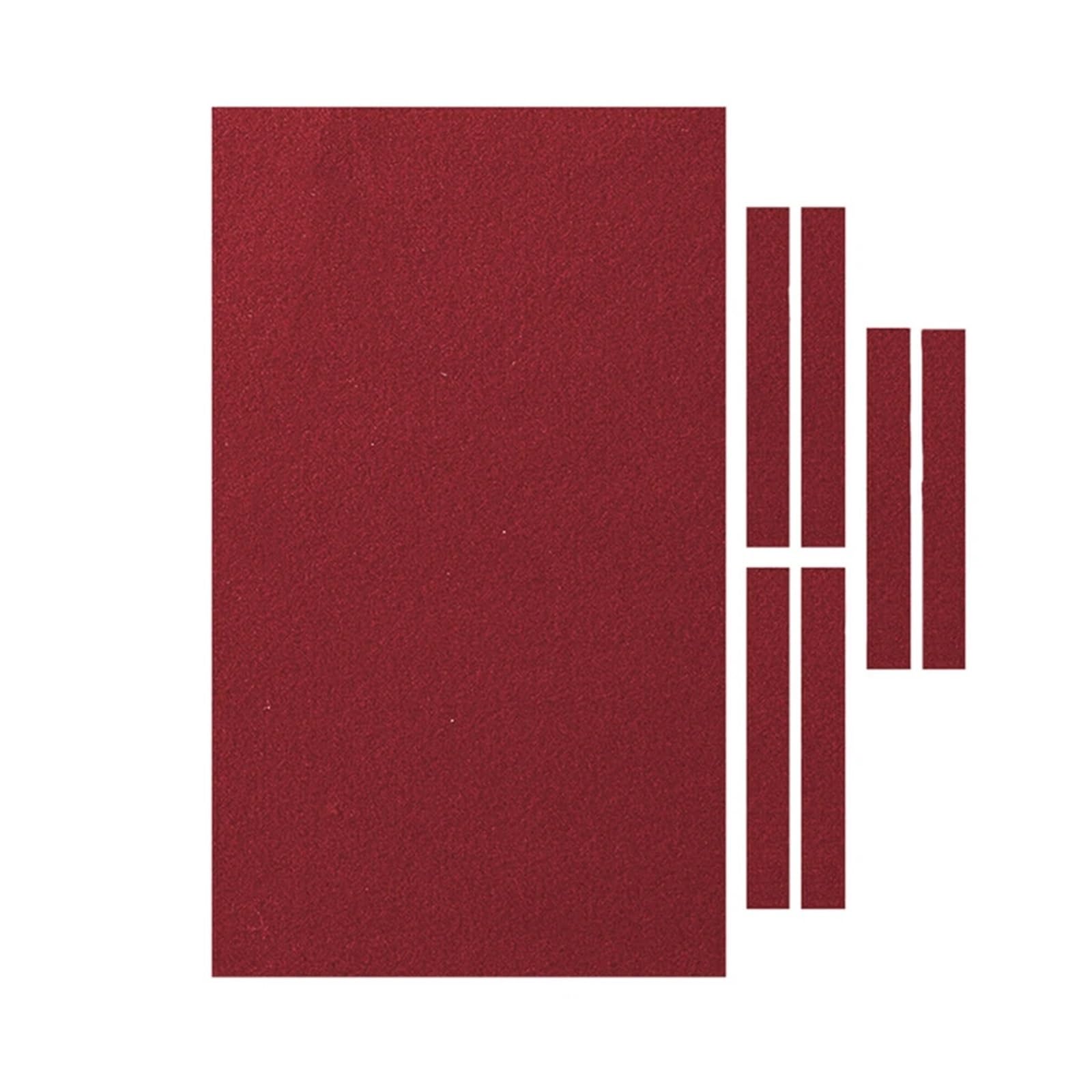 Billardtuch Billard Pool Filz Tuch Tisch Filz Zubehör Billardtische Abdeckung(Red,7ft (2.4MX1.45M))