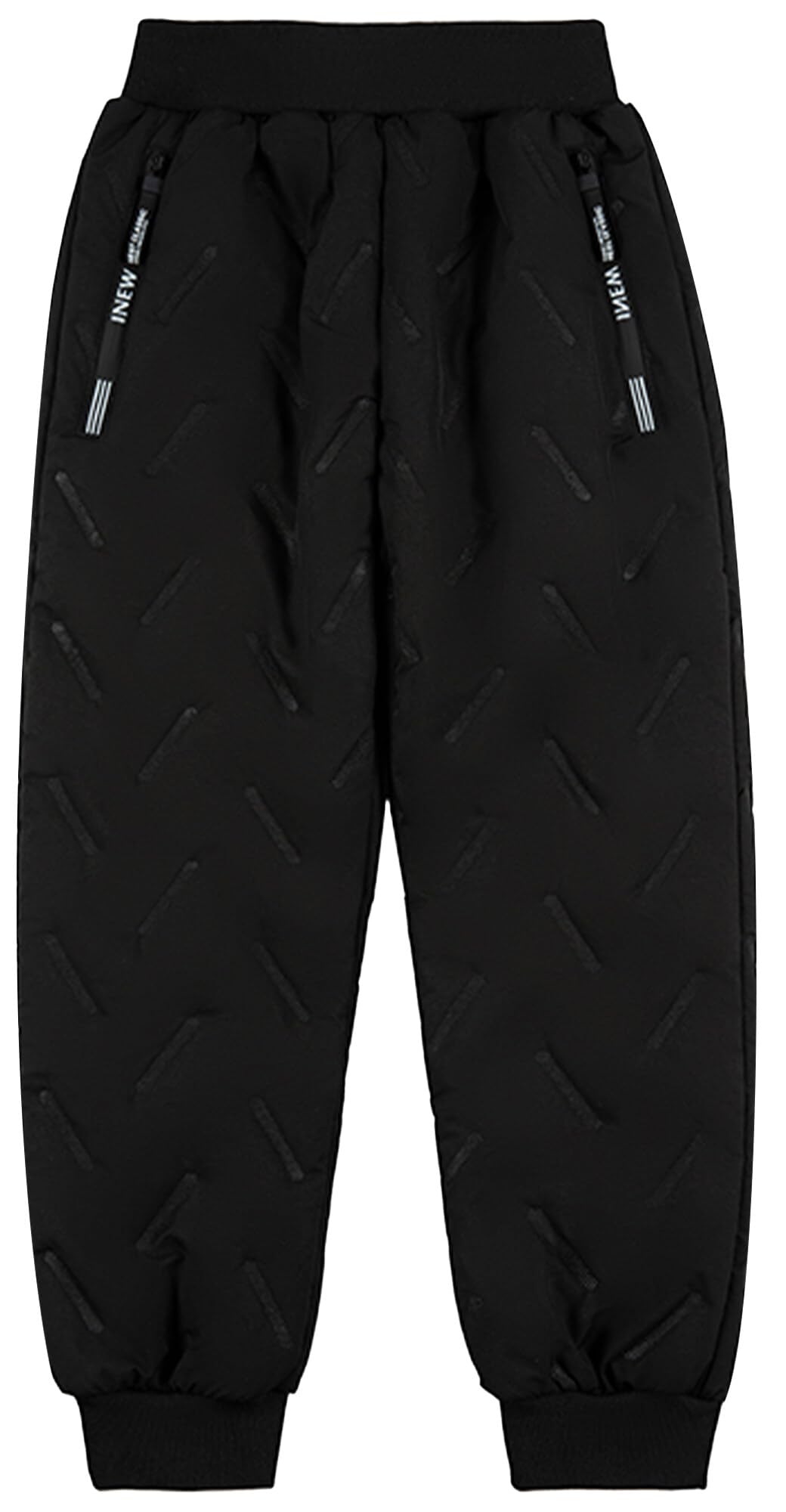 Pantaloni In Pile Bambino Inverno Caldo Pantaloni Impermeabili Ragazzo Ragazza Taglio - Vento Pantaloni Addensare con Tasca Zippata 5-13 Anni