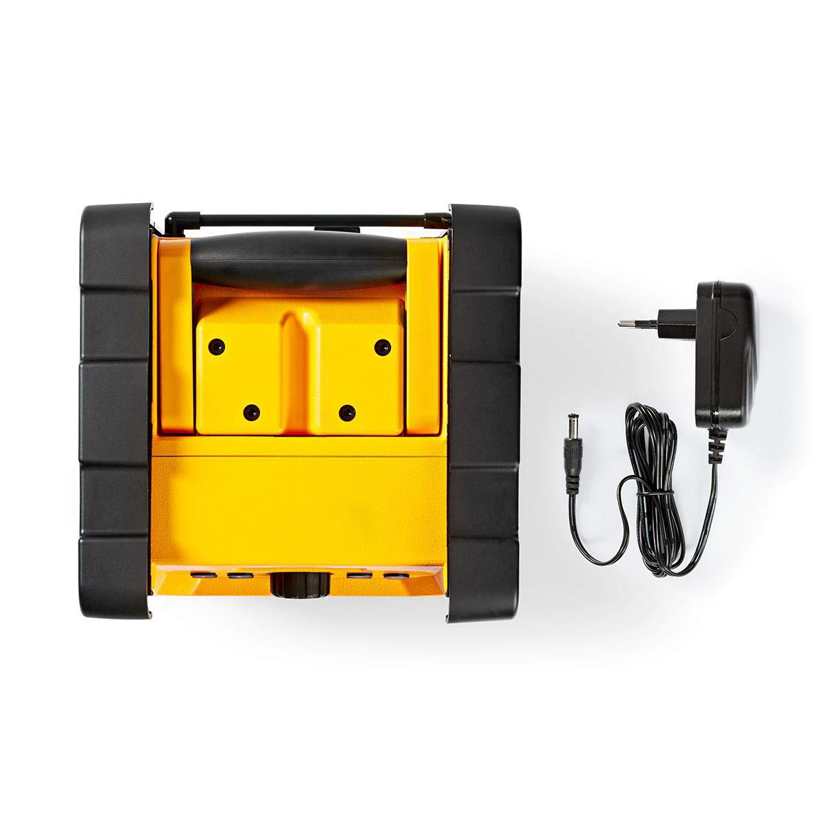 FM-Radio | Tisch Ausführumg | FM | Batteriebetrieben/Netzstromversorgung | Digital | 15 W | Monitorgröße: 2.2" | Blau-weiß Monitor | Bluetooth® | IPX5 | Tragegriff | Gelb/Schwarz