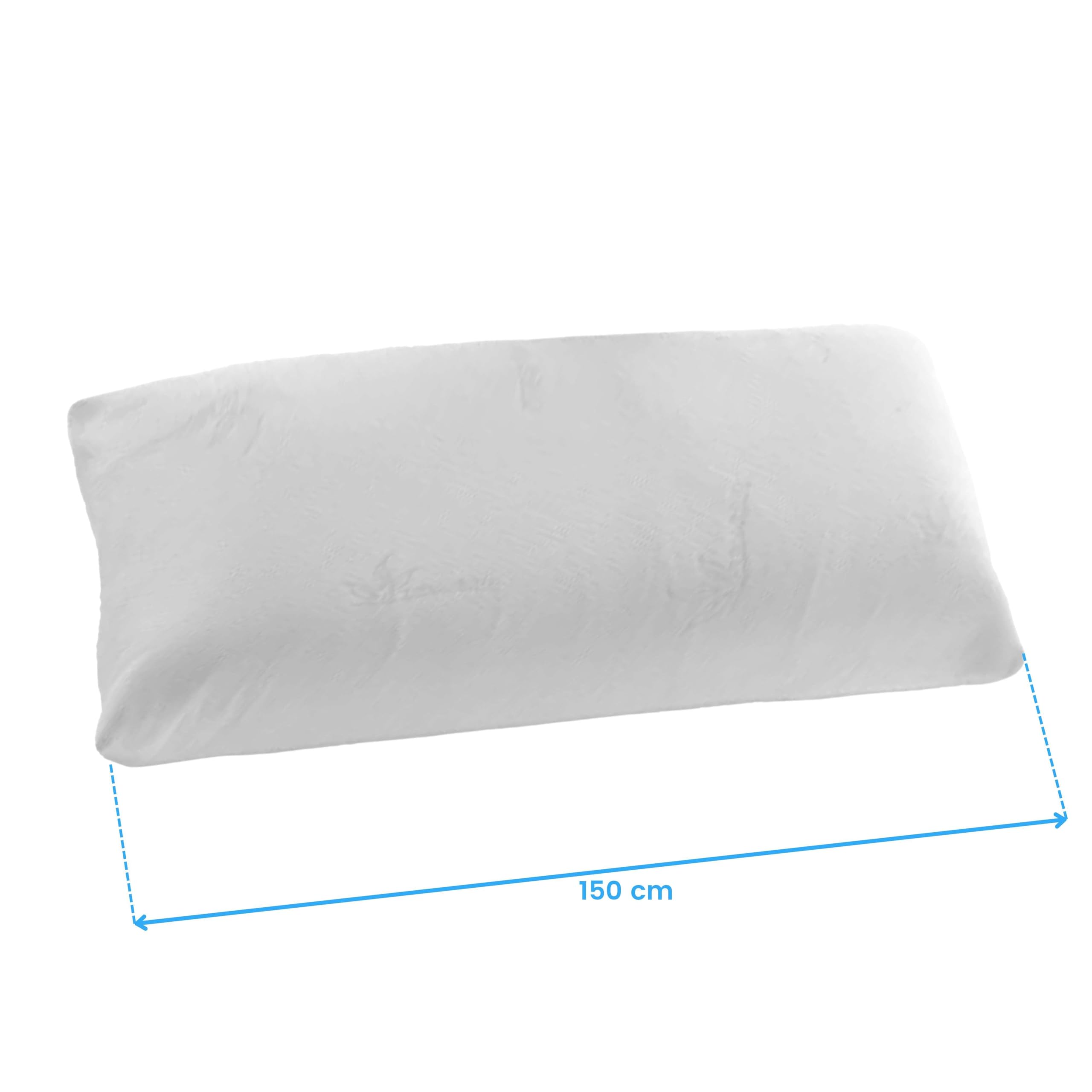 Mivis Almohada visco Alta 150 cm Color Blanco