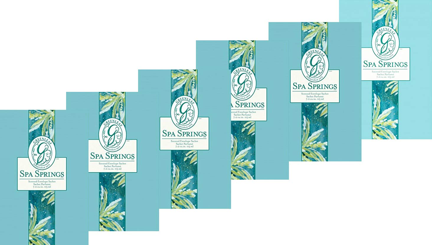 Greenleaf Duftsäckchen Spa Springs – 3er Pack Mit Bergamotte, Grüner Mandarine, Moschus & Bernstein