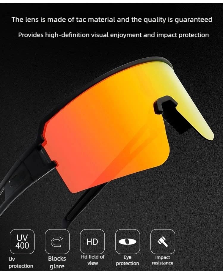 Large Frame Sunglasses Cycling Glasses Men'S And Women'S Outdoor Cycling Windproof Sunglasses (Multi-Color Selection)4