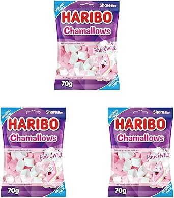 Haribo Chamallows Pink&White 70 Gr 3 pack