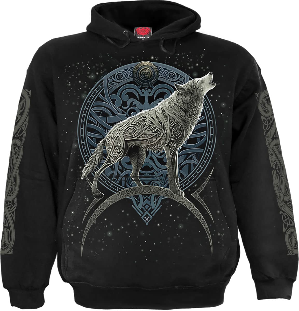 Spiral - Celtic Wolf - Hoody Black - XL