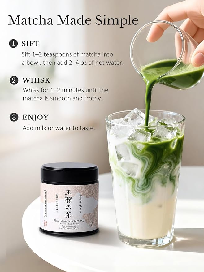 Té Matcha en Polvo 40g - Grado Ceremonial - Primera Cosecha miniatura 9
