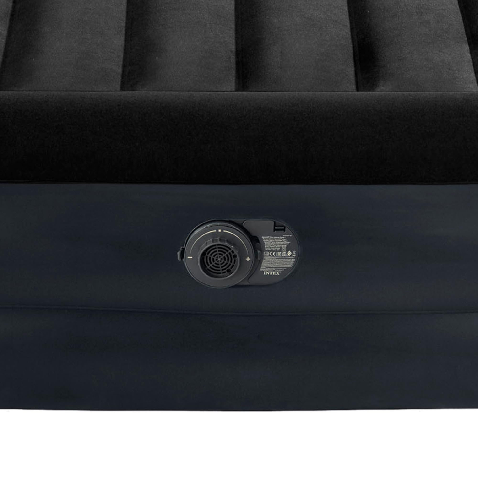 Intex Queen Kussen Rest Verhoogd Airbed W/Fiber-Tech BIP,Vol,Blauw