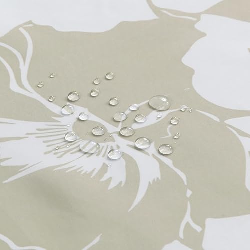 Miniatura 10 de Catalina - Cortinas de ducha de tela de poliéster con ondas azules, cortinas de ducha impermeables para baño, extragrandes, 78 pulgadas de ancho x