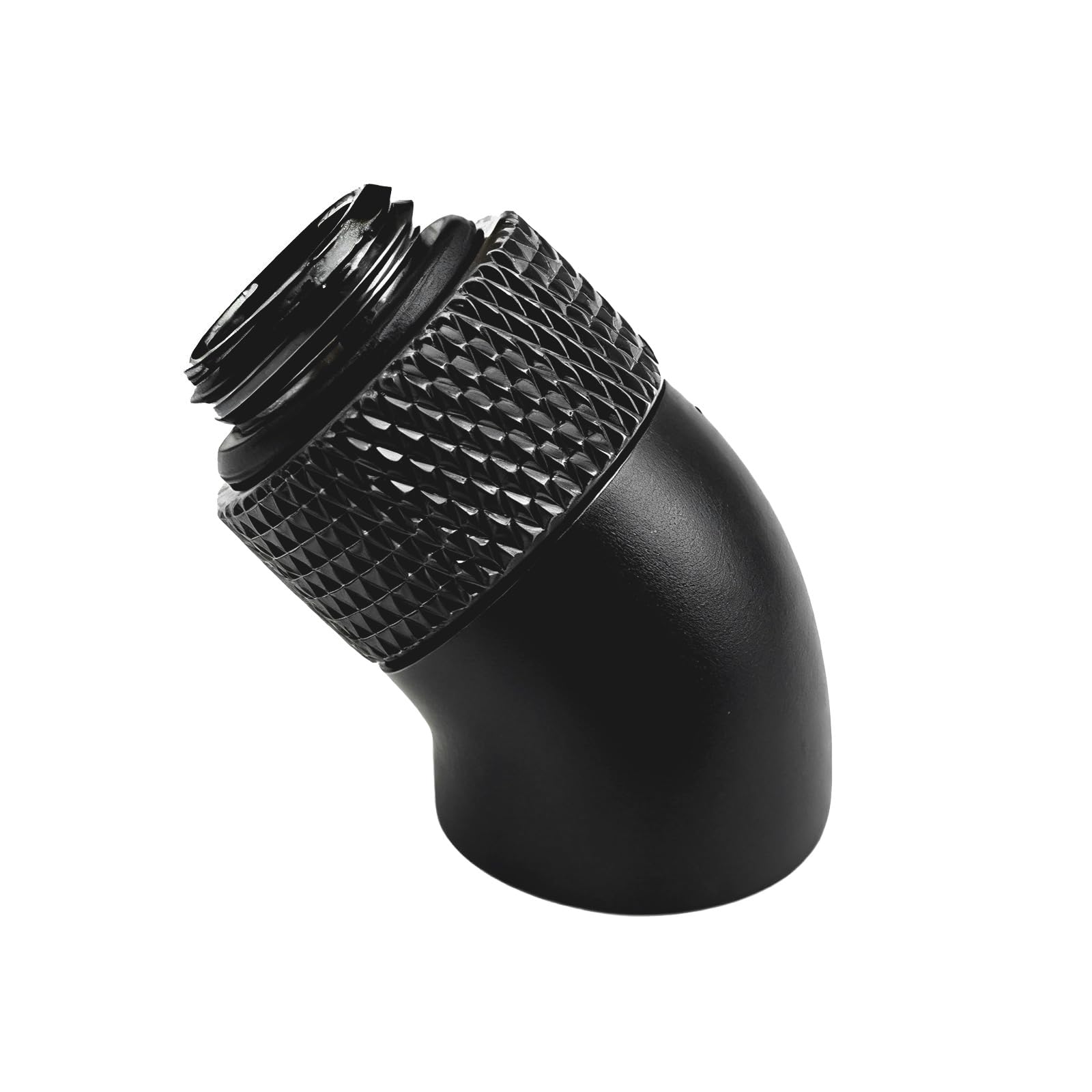 Computer Cooling 45 Degree Swiveling Elbow G1 / 4 Thread Leak Proof Design Durability Metal Construction Metal Cooling Fitting Adapter