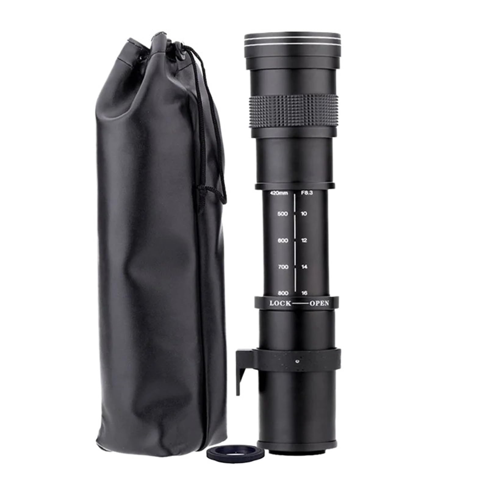 Objectif 420-1600mm f/8.3, Compatible avec Nikon, D3100 D3200