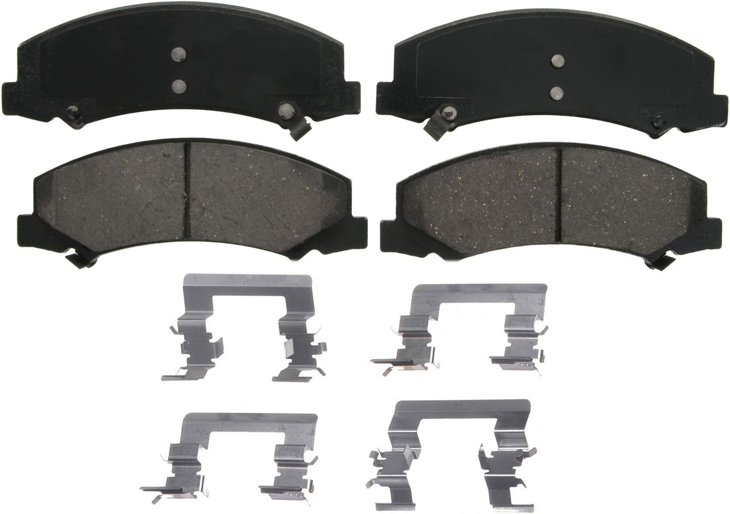 Wagner QS ZD1159 Disc Brake Pad Set, Chamfered Edges for Smooth, Quiet Stops, Fits 2006–2015 Chevrolet Impala