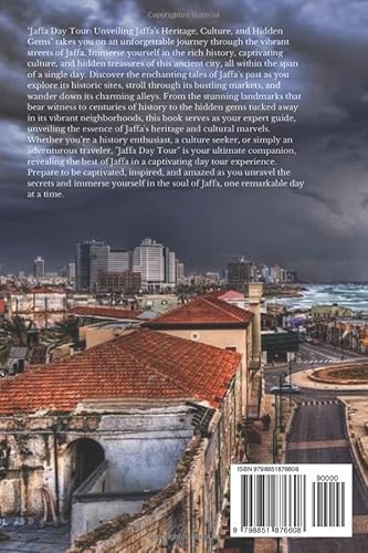 Jaffa Day Tour: Unveiling Jaffa's Heritage, Culture, and Hidden Gems