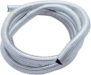 72" Long Chrome Plastic Wire Loom - 3/4" Diameter Boat, Truck, SUV, Car, Trailer