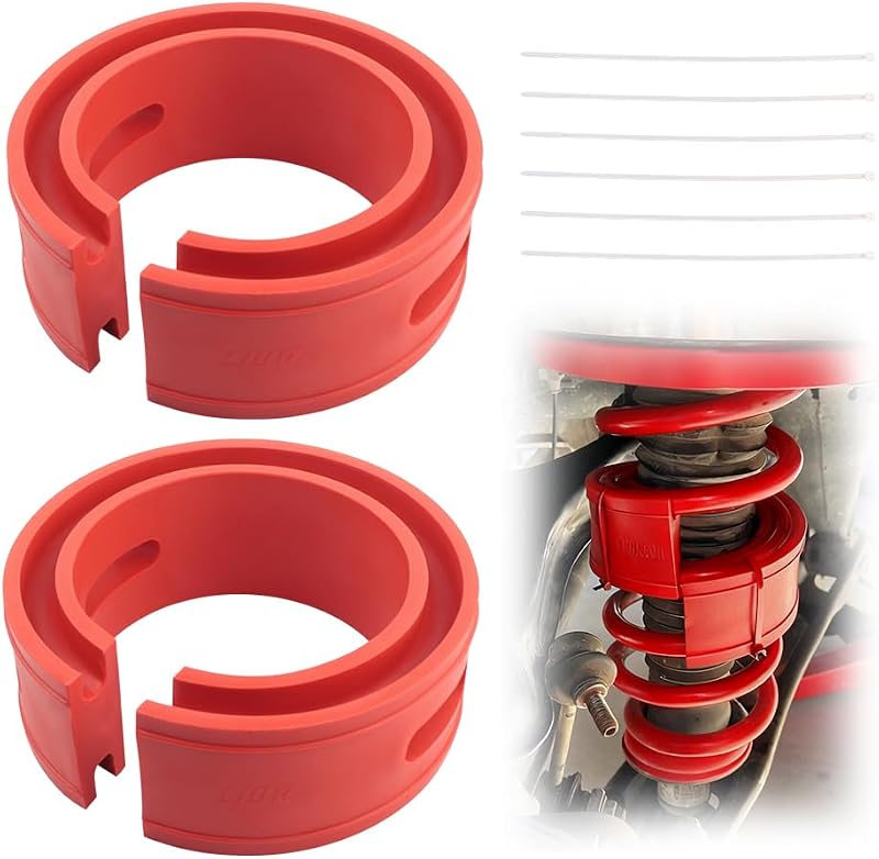 Kit de espaçadores para molas helicoidais Purthog dianteiras e traseiras – 2 unidades