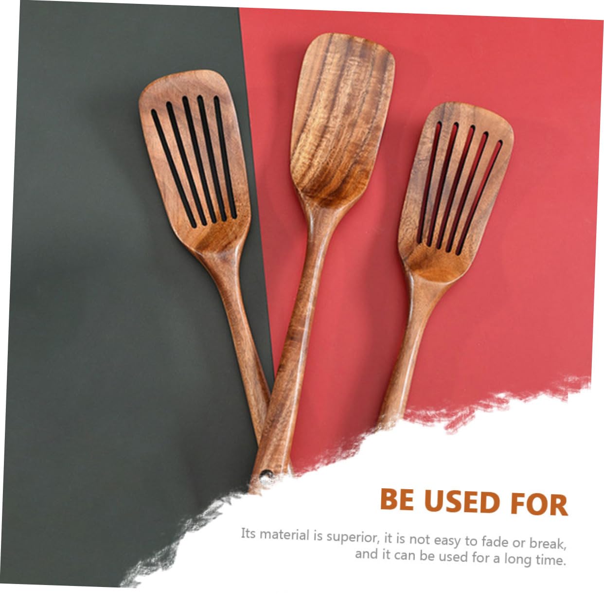 MAGICLULU 2 Sätze Holzspatel Antihaft-spachtelwender Wender-spatel Umdrehen Und Kochen Handschuhe Utensil Ofen Küchengeräte Pfannkuchen Haushaltsspatel Mit Langem Griff 2 Stücke * 2