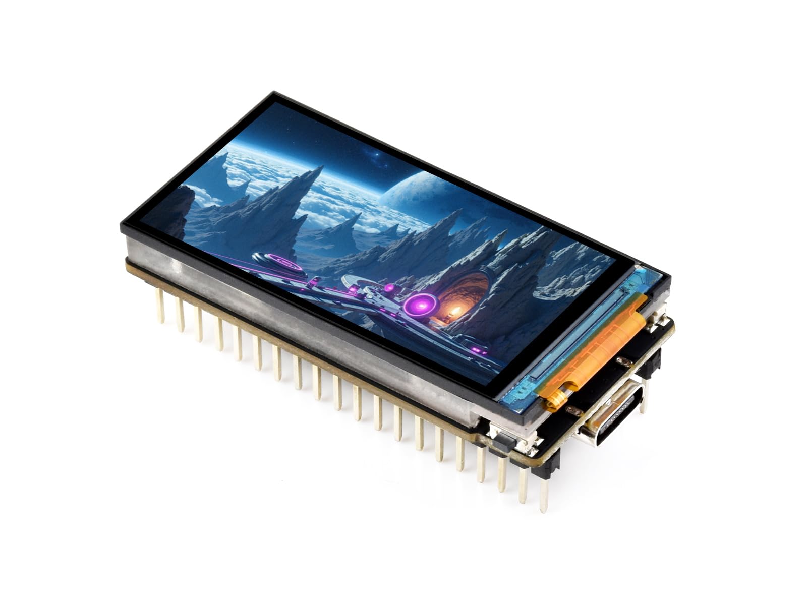 Waveshare ESP32-C6 1.9inch Display Development Board, 170×320 Pixels, 262K Colors, 160MHz RISC-V Single-core Processor, WiFi 6 & Bluetooth, 90°