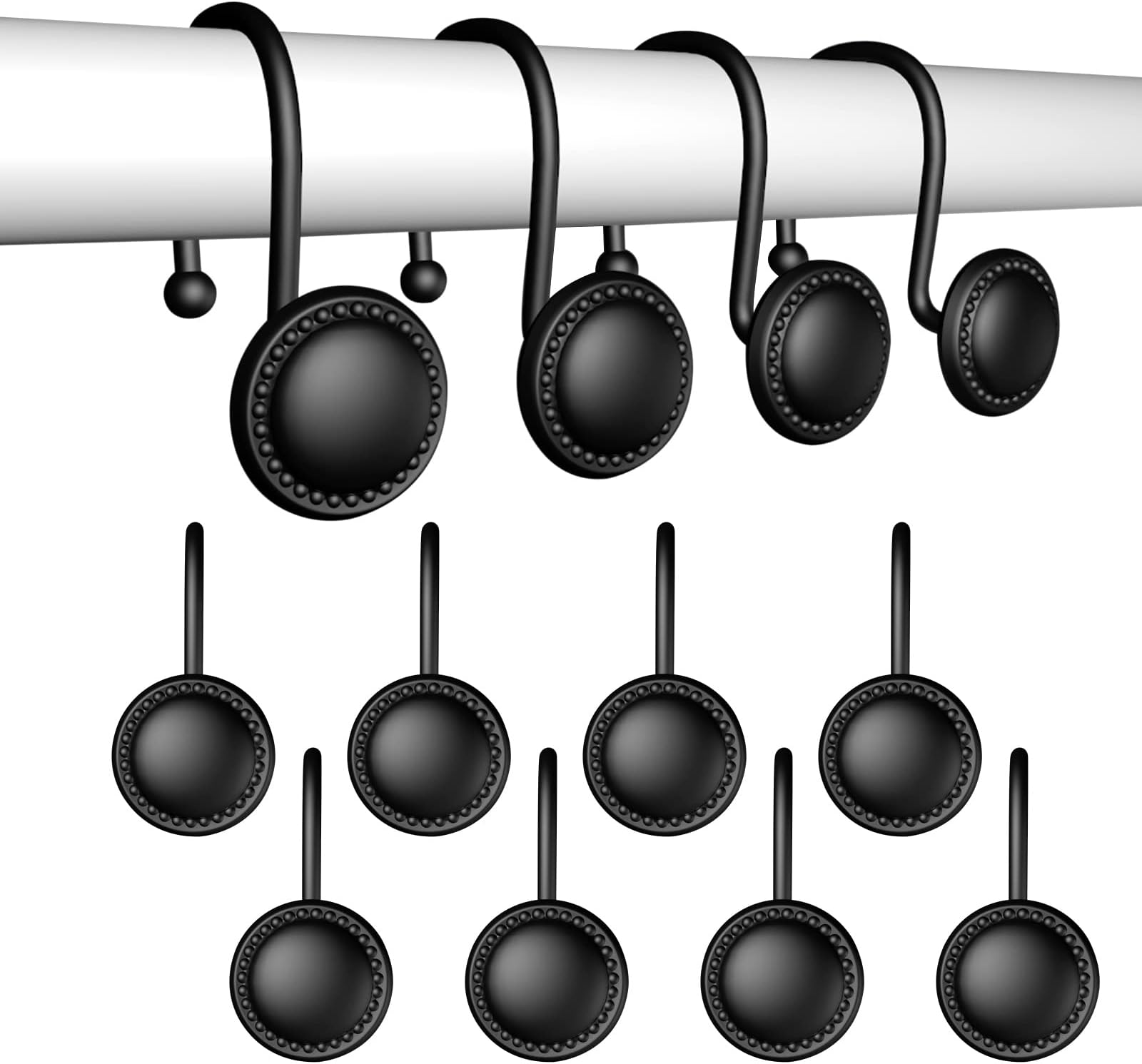 Amazon.com: YYC Set of 12 Creative Resin Stone Stainless Steel Shower ...
