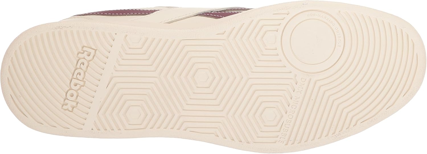 Reebok Unisex Court Advance Sneaker, Chalk/Black/Maroon, 11 US Men - Image 4